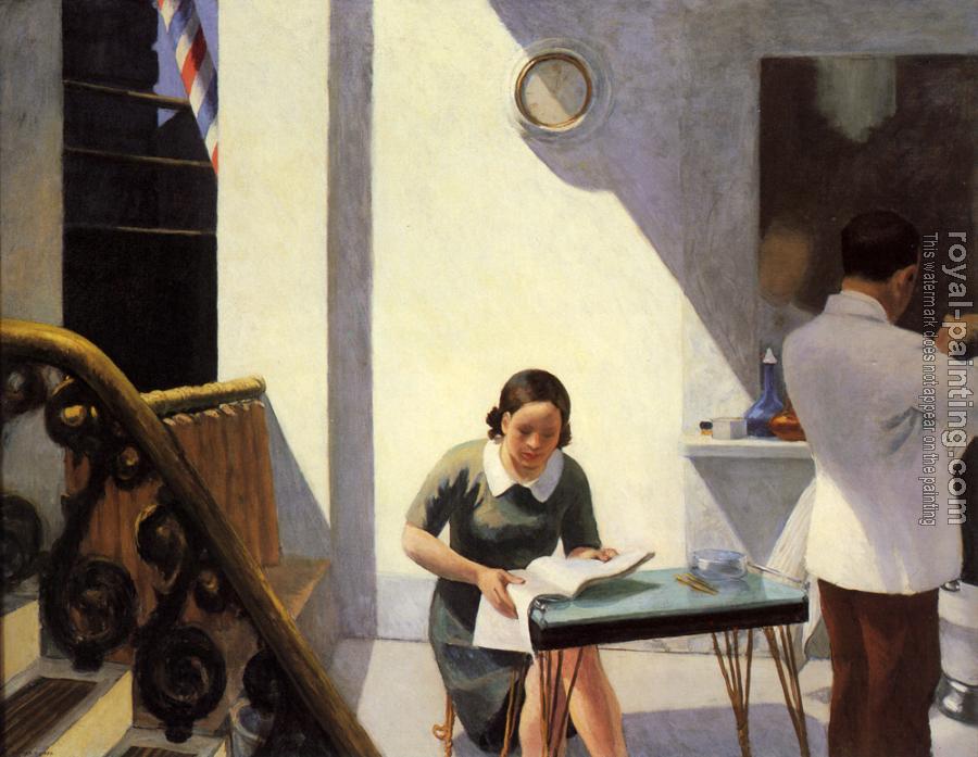 Edward Hopper : The Barber Shop